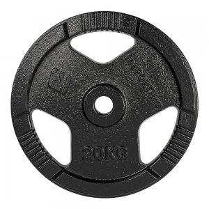 Cast Iron Weight Plate 20kg(30mm)Black inSPORTline-INS-30791 - σε 12 άτοκες δόσεις