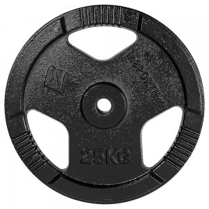 Cast Iron Weight Plate 25kg(30mm)Black inSPORTline-INS-30792 - σε 12 άτοκες δόσεις