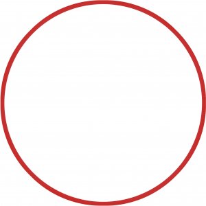 Χούλα-Χουπ 70cm - Φ19mm - 280gr, Κόκκινο - 98809 - σε 12 άτοκες δόσεις