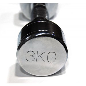 Chrome Dumbbell inSPORTline Crossteel 3 kg - σε 12 άτοκες δόσεις