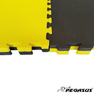 Δάπεδο προστασίας Puzzle EVA (Μαύρο/Κίτρινο) 2.0cm Β-4100-20 - σε 12 άτοκες δόσεις