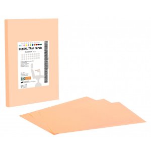 Χαρτί οδοντιατρικής ταμπλέτας - Πορτοκαλί (250τμχ) - 18cm x 28cm - 109.301.O