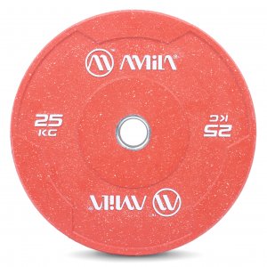 Δίσκος Color Bumper Plate Slim 50 mm 25 kg – Κόκκινο - 84850 - σε 12 άτοκες δόσεις