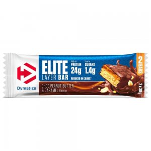 Elite Layer Bar (DYMATIZE) - Chocolate Peanut Butter & Caramel - 4029679672956 - Σε 12 Άτοκες Δόσεις