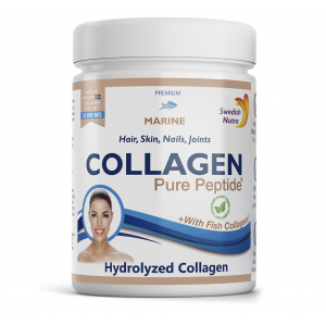 Fish Collagen Powder 300gr 10.000mg (SWEDISH NUTRA) - 7301337278319 - Σε 12 Άτοκες Δόσεις