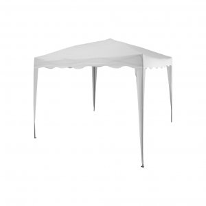 GAZEBO 3Χ3 ΠΤΥΣΣΟΜΕΝΟ ΛΕΥΚΟ - Σε 12 Άτοκες Δόσεις
