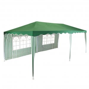 GAZEBO 3Χ6 POL/SET ΠΡΑΣΣΙΝΟ-ΛΕΥΚΟ - Σε 12 Άτοκες Δόσεις