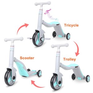 GC SCOOTER FUN HD 868 3 σε 1 Πολυμορφικό Γκρι/Γαλάζιο - σε 12 άτοκες δόσεις