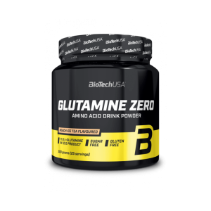 Glutamine Zero 300gr Peach Ice Tea (BIOTECH USA) - 5999076227334 - Σε 12 Άτοκες Δόσεις