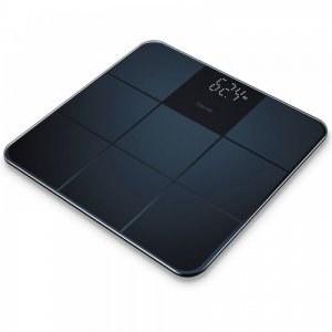 ΓΥΑΛΙΝΗ ΗΛΕΚΤΡΟΝΙΚΗ ΖΥΓΑΡΙΑ ΣΩΜΑΤΟΣ BEURER | GS 235 BLACK - 12.03.00.101 - Σε 12 Άτοκες Δόσεις