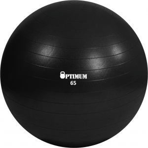 GYM BALL ANTI-BURST 65 CM (1100GR) ΜΑΥΡΗ - σε 12 άτοκες δόσεις