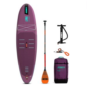 Jobe Φουσκωτή σανίδα SUP 10' Lina Lite Πακέτο - Μωβ - 486425003 - Σε 12 Άτοκες Δόσεις