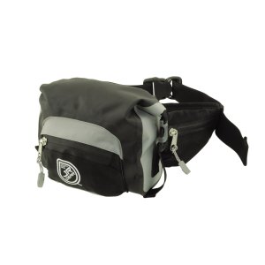 JR Roll Top Waist Bag Μαύρη - Σε 12 Άτοκες Δόσεις