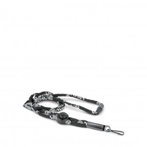 Κορδόνι Ασφαλείας Σφυρίχτρας Whistle Lanyard - Μαύρο - 44066