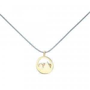 Κόσμημα Ασήμι επιχρυσωμένο Βουνό 3D - Silver+Surf - 0308-20370