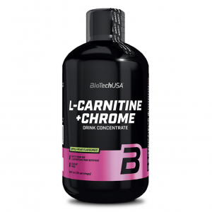L-Carnitine + Chrome 35000mg 500ml (BIOTECH USA) - Apple Pear - 5999500534090 - Σε 12 Άτοκες Δόσεις