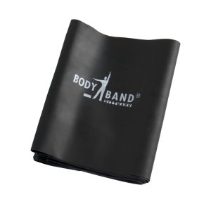 Λάστιχο Γυμναστικής Πολύ Σκληρό Κορδέλα GM BODY BAND 2.5m x 14.5cm ΜΑΥΡΟ - σε 12 άτοκες δόσεις