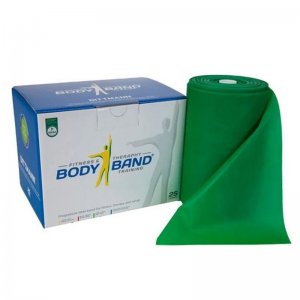 Λάστιχο Γυμναστικής Σκληρό Κορδέλα BODY BAND 25m x 14.5cm Πράσινο - σε 12 άτοκες δόσεις