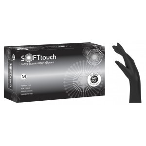 Εξεταστικά γάντια Soft Touch μαύρο χωρίς πούδρα - 100 τεμάχια - 110.204 - Σε 12 άτοκες δόσεις