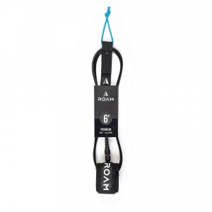 Leash για surfborad ROAM Premium 6.0 183cm- Μαύρο - 0107-21509