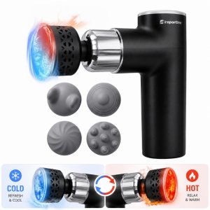 Massage Gun with Heated/Cooling Attachment inSPORTline ChillFrost-INS-31563-1 - σε 12 άτοκες δόσεις