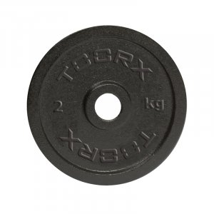 Μαύρος Μαντεμένιος Δίσκος 2 kg Ø25mm Toorx - σε 12 άτοκες δόσεις