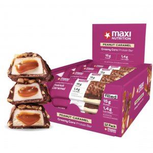 MAXI NUTRITION CREAMY CORE PROTEIN BAR (12 X 45g)  Shalted Pistachio