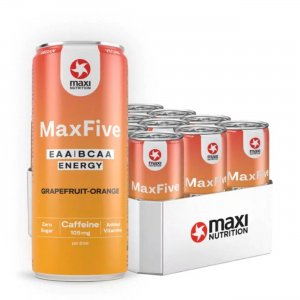 Maxi Nutrition Maxfive EAA/BCAA Energy Drink (12 x 330 ml)  Sweet Peach