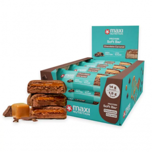 Maxi Nutrition Protein Soft Bar Banana Caramel (16 x 45gr)  Caramel - Chocolate