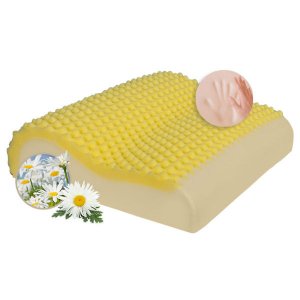 Μαξιλάρι Ύπνου Ανατομικό Memory Foam Visco Elastic Massage Chamomile 41x55x10,5-12,5