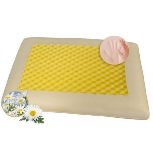 Μαξιλάρι Ύπνου Classic Memory Foam Visco Elastic Massage Chamomile 60x40x13