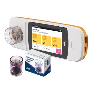 MIR Spirbank II Plus Επαγγελματικό Σπιρόμετρο με Λογισμικό MIR Spiro Platinum | Τουρμπίνα Πολλαπλών Χρήσεων - Σε 12 άτοκες δόσεις