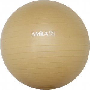 Μπάλα γυμναστικής AMILA GYMBALL 65cm Χρυσή - 95847 - σε 12 άτοκες δόσεις
