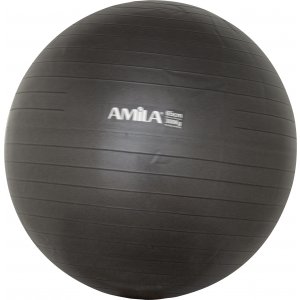 Μπάλα γυμναστικής AMILA GYMBALL 65cm Μαύρη - 95845 - σε 12 άτοκες δόσεις