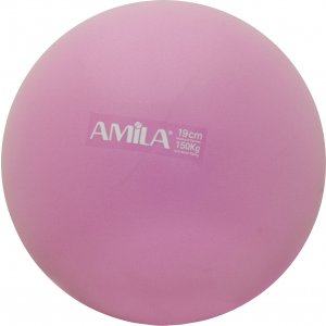 Μπάλα Pilates 19cm, Ροζ, bulk - 95806 - σε 12 άτοκες δόσεις