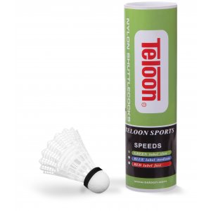 Μπαλάκια Badminton Προπόνησης Νάιλον, χαμηλής ταχύτητας (6 τμχ.) - 42073 - σε 12 άτοκες δόσεις