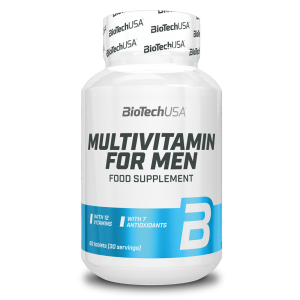 Multivitamin for Men 60tabs (BIOTECH USA) - 5999076245697 - Σε 12 Άτοκες Δόσεις