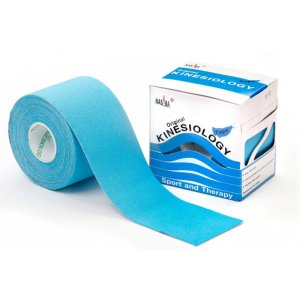 Kinesio Tape - Αυθεντικός Κορεάτικος Επίδεσμος Κινησιοθεραπείας 5cm x 5m - Μπλε