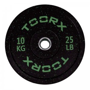 Ολυμπιακός Δίσκος Bumper Crumb 10kg 45cm Toorx - σε 12 άτοκες δόσεις