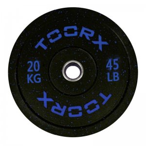 Ολυμπιακός Δίσκος Bumper Crumb 20kg 45cm Toorx - σε 12 άτοκες δόσεις