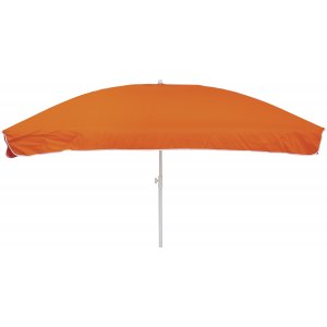 Ομπρέλα Παραλίας με Άνοιγμα 1,90m (Τετράγωνη) Πορτοκαλί Χωρίς Αεραγωγό και Ιστός με Ανάκλιση - 12037