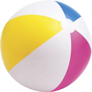 Παιδική μπάλα φουσκωτή για την παραλία, πολύχρωμη - Διαστάσεις: 61cm