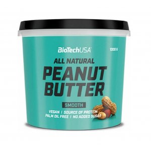 Peanut Butter Smooth 1kg (BIOTECH USA) - 5999076235087 - Σε 12 Άτοκες Δόσεις