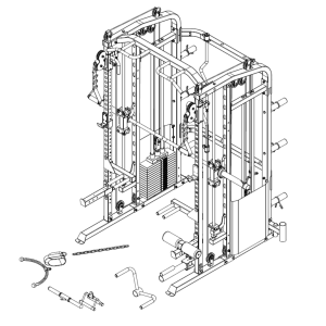 Pegasus® Smith / Functional Trainer CBT Pro Plus Λ-556 - σε 12 άτοκες δόσεις