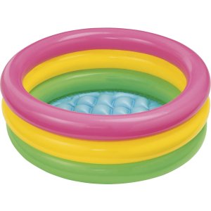 Πισίνα παιδική στρογγυλή με δακτύλιους, τρίχρωμη - Διαστάσεις: 86x25cm - Ηλικία: 1-3