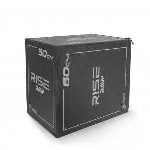 Πλειομετρικό Κουτί Plyo Box Raw Rise 40x50x60 cm - Μαύρο - 95146 - σε 12 άτοκες δόσεις