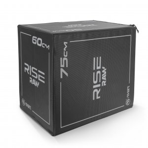 Πλειομετρικό Κουτί Plyo Box Raw Rise 50x60x75 cm - Μαύρο - 95147 - σε 12 άτοκες δόσεις