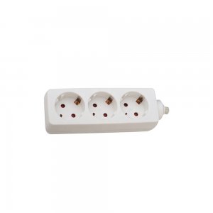 Πολύπριζο 3 θέσεων 1,5m Λευκό KF-B-03A - 150110 - Σε 12 Άτοκες Δόσεις