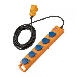 Πολύπριζο 5 θέσεων με βυσμα RCD 1159900805 SL 554 DE FI 5m H07RN-F 3G1.5 BRENNENSTUHL - 150154 - Σε 12 Άτοκες Δόσεις