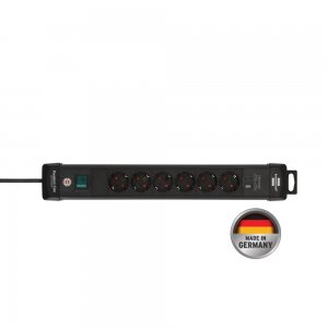 Πολύπριζο 6 θέσεων USB C 30W USB A 18W Premium Line 1391010610 BRENNENSTUHL με διακόπτη και 3m καλώδιο - 150179 - Σε 12 Άτοκες Δόσεις